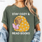 Capybara Reading Shirt Cozy 100 Cotton Book Lover Unisex Graphic Tee 2