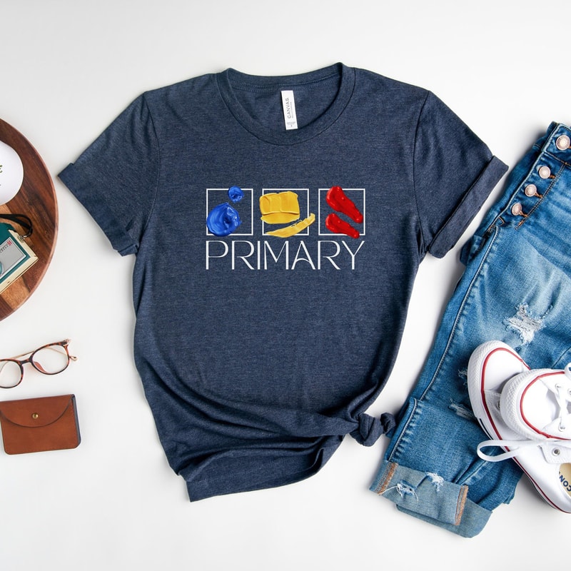 Art Teacher Shirt Primary Colors Artist Tee Creative Classroom Gift Unisex TShirt 2