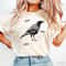 Moonlit Raven Crow Shirt 100 Cotton Gothic Autumn Aesthetic Bird Lover Tee 2