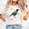 Moonlit Raven Crow Shirt 100 Cotton Gothic Autumn Aesthetic Bird Lover Tee 2