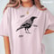 Moonlit Raven Crow Shirt 100 Cotton Gothic Autumn Aesthetic Bird Lover Tee 0