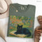 Monet Cat Shirt 100 Cotton Impressionist Black Cat Art Tee Vintage Art TShirt 2