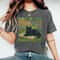 Monet Cat Shirt 100 Cotton Impressionist Black Cat Art Tee Vintage Art TShirt 4