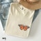 Growing A Tiny Human Butterfly Pregnancy Shirt Pregnant Girl Summer Mom To Be Tee 0