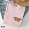 Growing A Tiny Human Butterfly Pregnancy Shirt Pregnant Girl Summer Mom To Be Tee 2