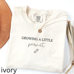 growing a little peanut shirt funny pregnancy announcement tee mom to be gift