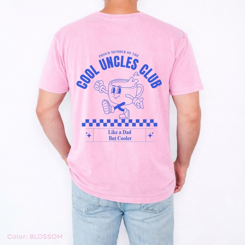 Cool Uncles Club Shirt Pregnancy Announcement Tee New Uncle Gift Birthday Fathers Day Shirt 2