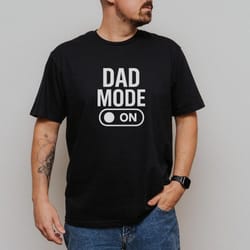 dad mode on shirt funny minimalist fathers day tee for dads