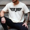 Top Dad Wingman Shirt Funny Fathers Day Gift Tee For Dads 3