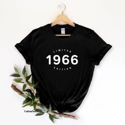 limited edition 60th birthday shirt vintage 1966 gift tee