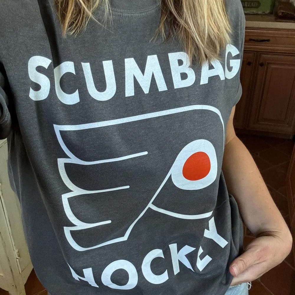 Philadelphia Hockey Fan Graphic Shirt Vintage Funny Sports Tee 0