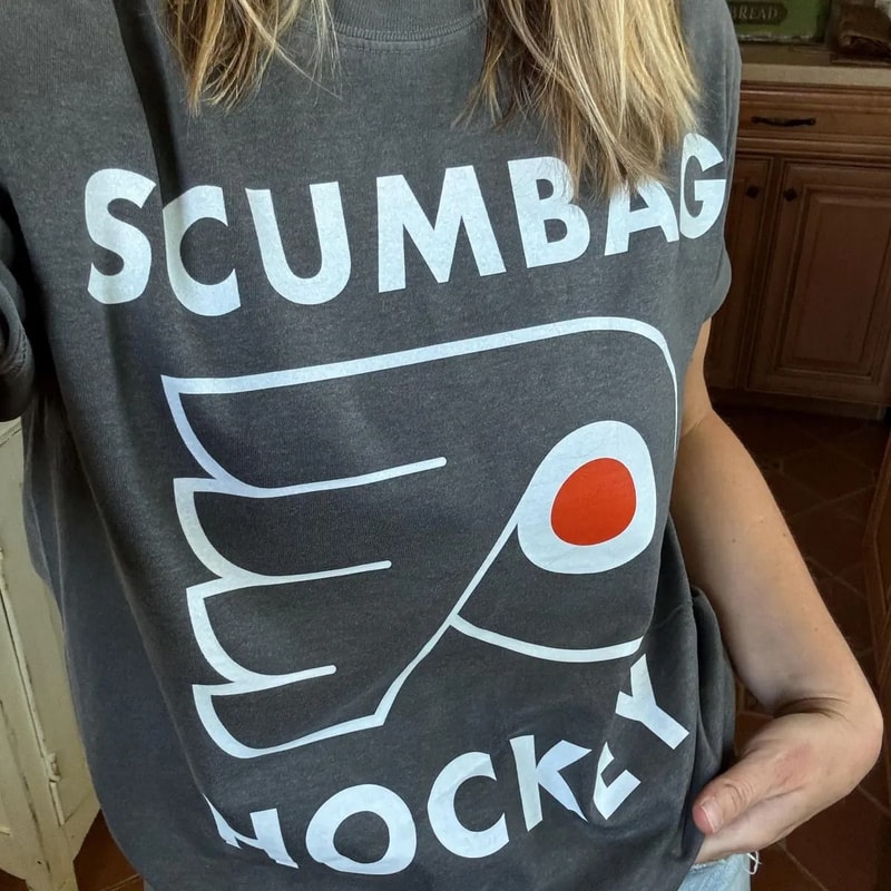 Philadelphia Hockey Fan Graphic Shirt Vintage Funny Sports Tee 0