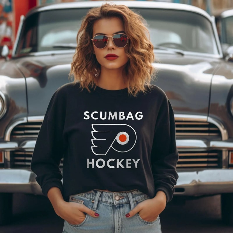 Philadelphia Hockey Fan Graphic Shirt Vintage Funny Sports Tee 1