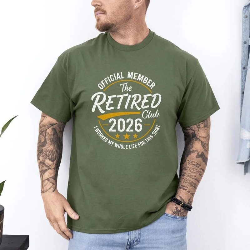 Funny Retirement 2026 Shirt Official Retired Life Tee Gift 1