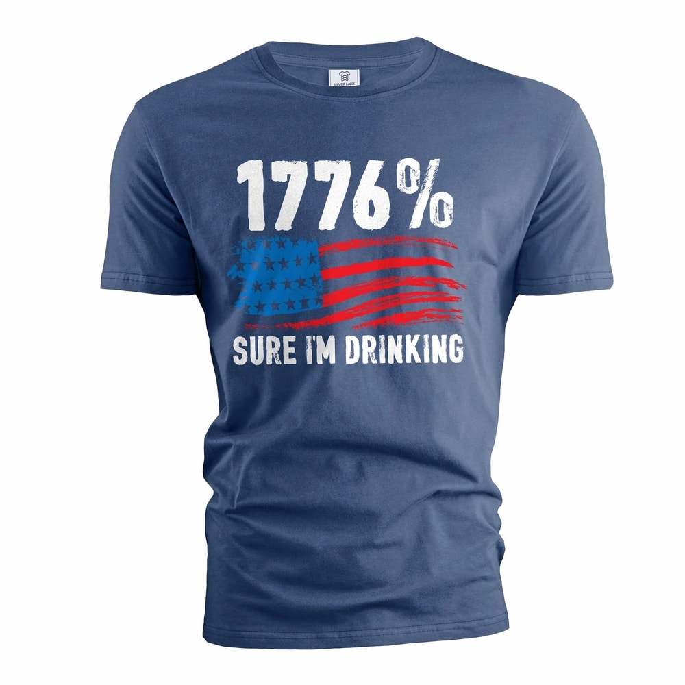 1776 Patriotic USA Shirt Funny 4th Of July Tee Men Independence Day Graphic TShirt 0