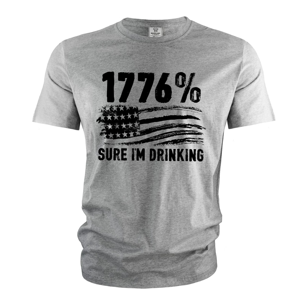 1776 Patriotic USA Shirt Funny 4th Of July Tee Men Independence Day Graphic TShirt 2