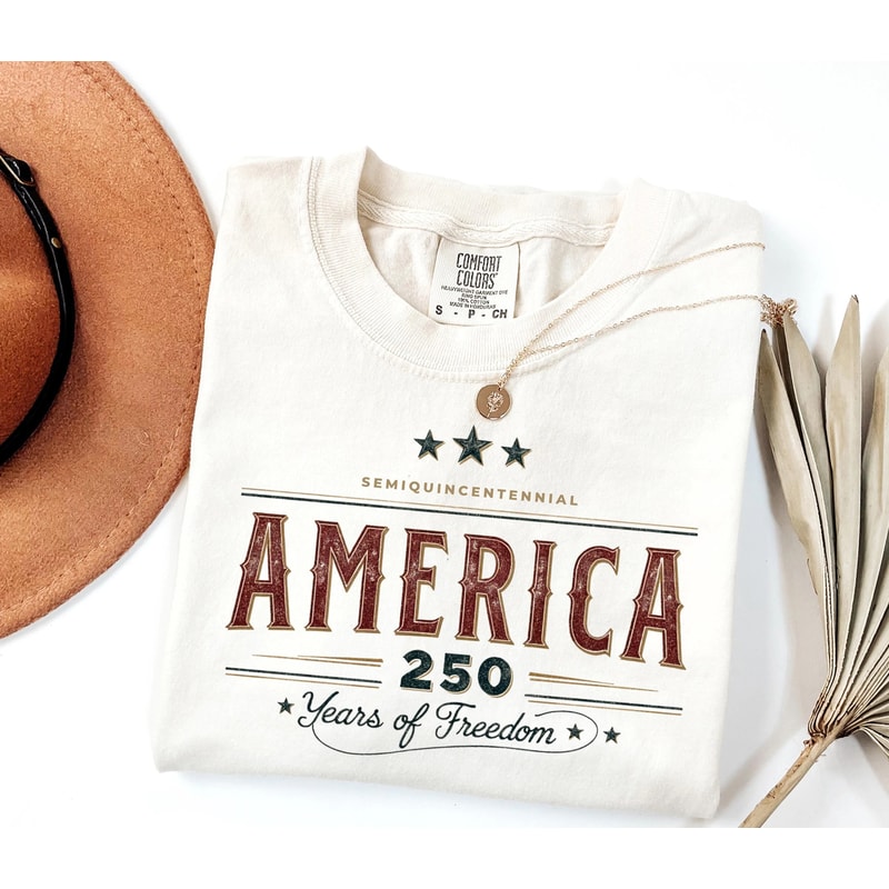 Comfort Colors America 250 Years Shirt Patriotic 17762026 USA Independence Day Tee 1