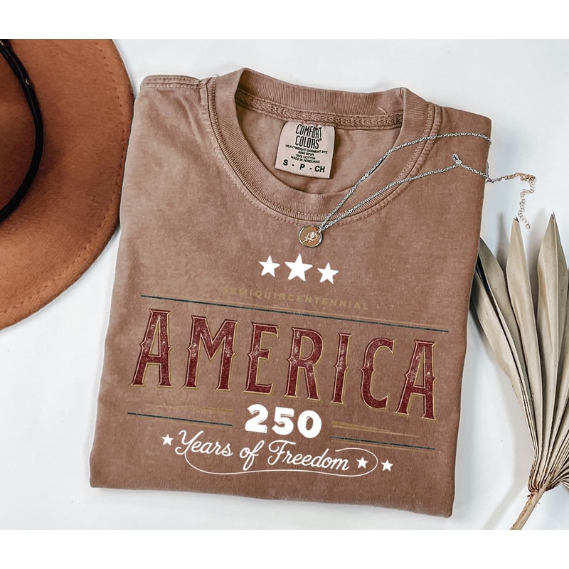 Comfort Colors America 250 Years Shirt Patriotic 17762026 USA Independence Day Tee 2