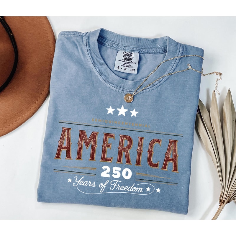 Comfort Colors America 250 Years Shirt Patriotic 17762026 USA Independence Day Tee 3
