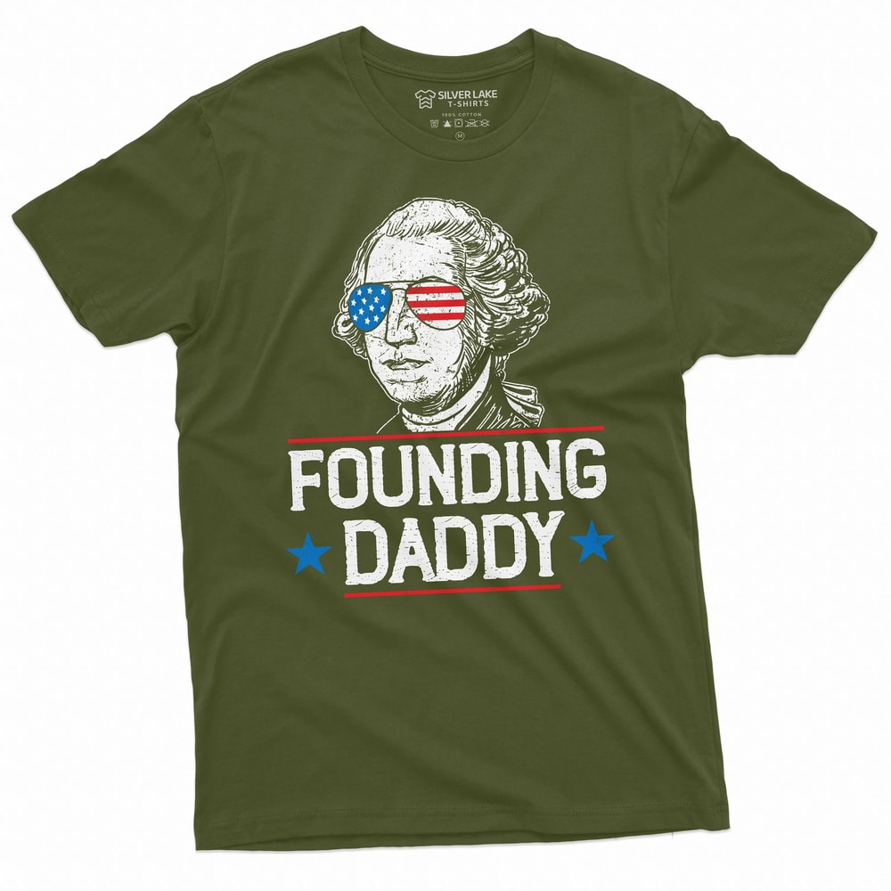 Funny George Washington 1776 4th Of July Patriotic USA Shirt Men Independence Day Tee 0