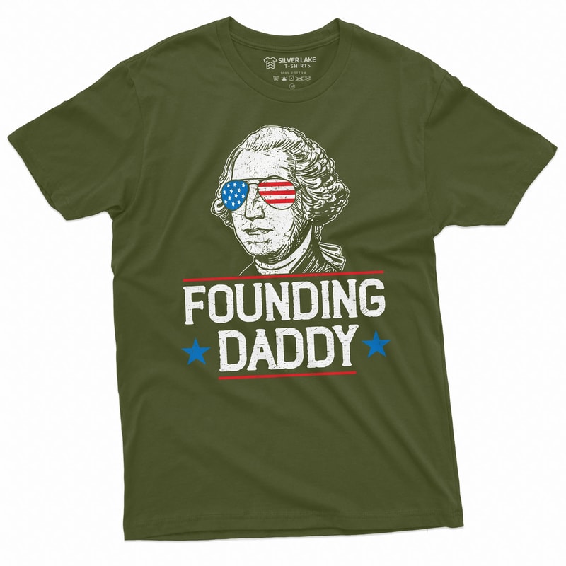 Funny George Washington 1776 4th Of July Patriotic USA Shirt Men Independence Day Tee 0