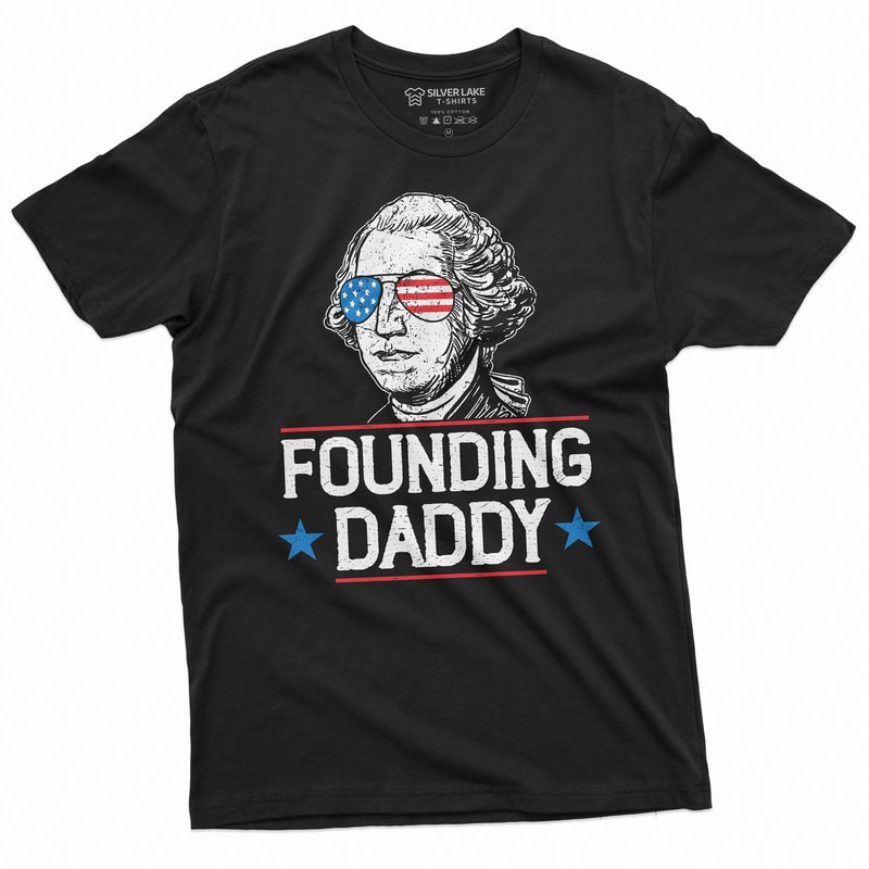 Funny George Washington 1776 4th Of July Patriotic USA Shirt Men Independence Day Tee 1
