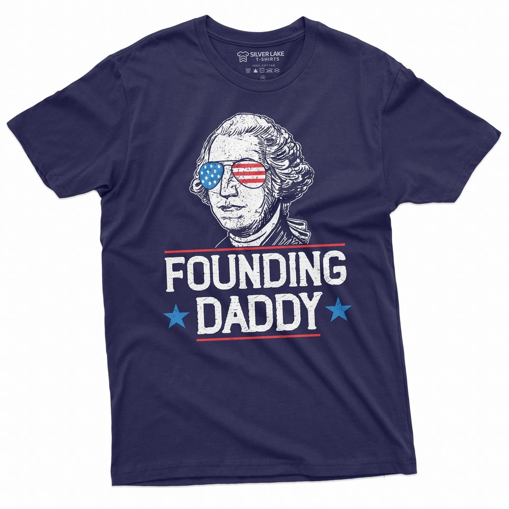 Funny George Washington 1776 4th Of July Patriotic USA Shirt Men Independence Day Tee 3