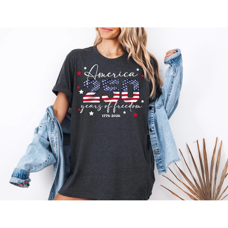 USA Birthday Shirt America 17762026 250th Anniversary Patriotic Flag Tee 3