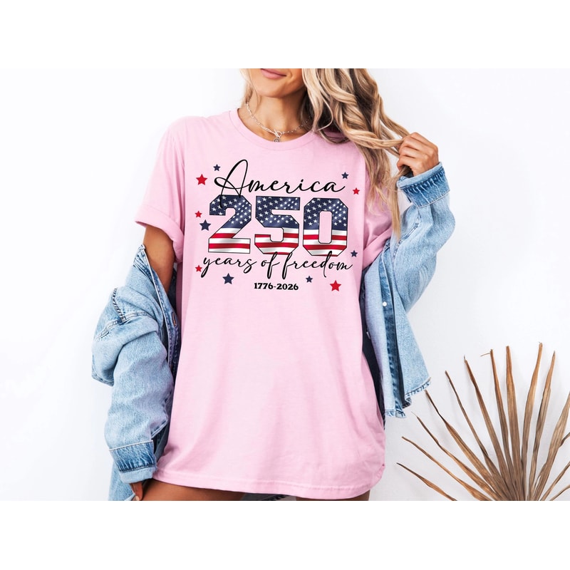 USA Birthday Shirt America 17762026 250th Anniversary Patriotic Flag Tee 6