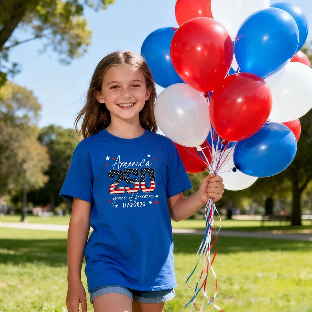 USA 250th Anniversary Shirt 1776 2026 Patriotic 4th Of July Tees 2