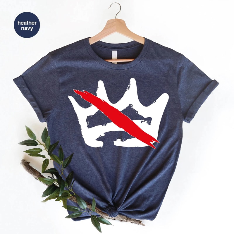 No Kings In America Shirt Anti Trump Protest Democracy Tee 3