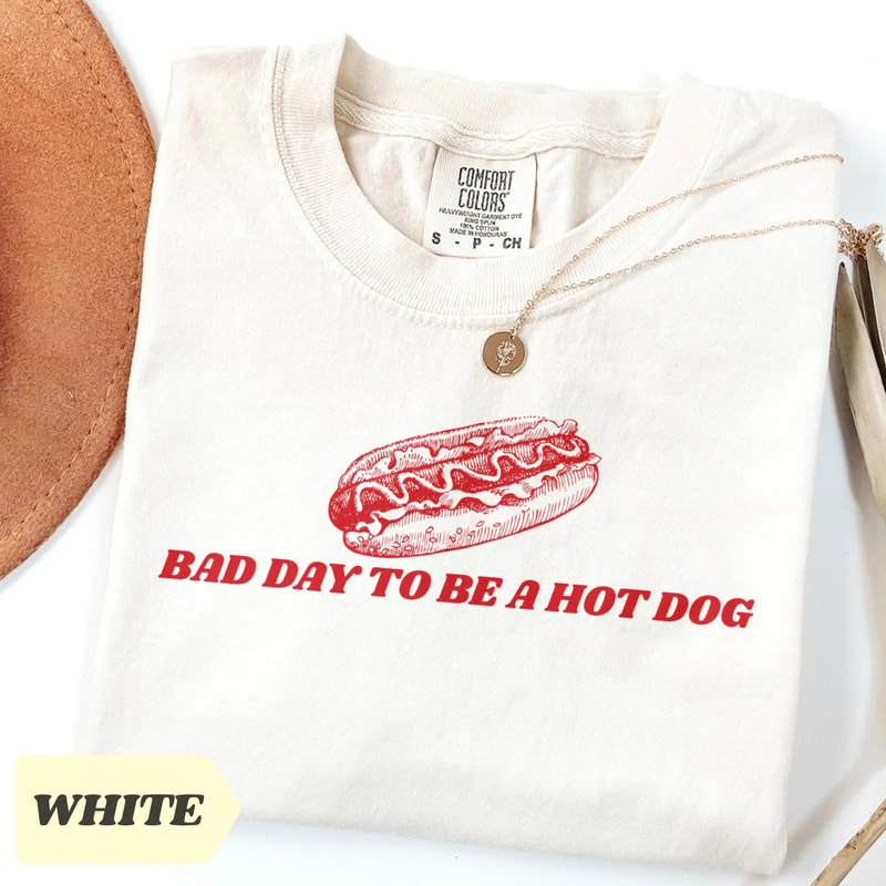 Bad Day To Be A Hot Dog Shirt Funny Retro Comfort Colors 4th Of July Tee 0