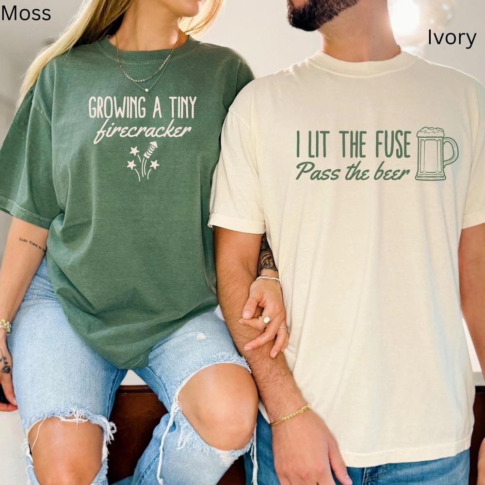 4th Of July Pregnancy Announcement Shirt Baby Arriving Patriotic Mom Tee 2