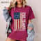 Vintage USA Flag Quarter Millennial Shirt America 250 Patriotic Retro Tee 1
