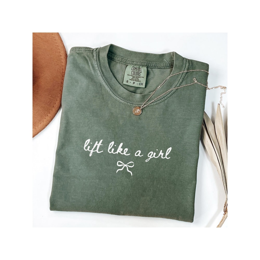 Lift Like A Girl Workout Shirt Gym Girl Tee Fitness Motivation Pump Cover Women Gym Shirt 0