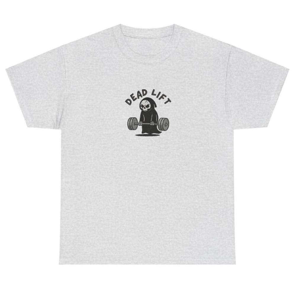 Deadlift Grim Reaper Shirt Funny Gym Workout Tee Weightlifting Skeleton Gym Humor Shirt 1