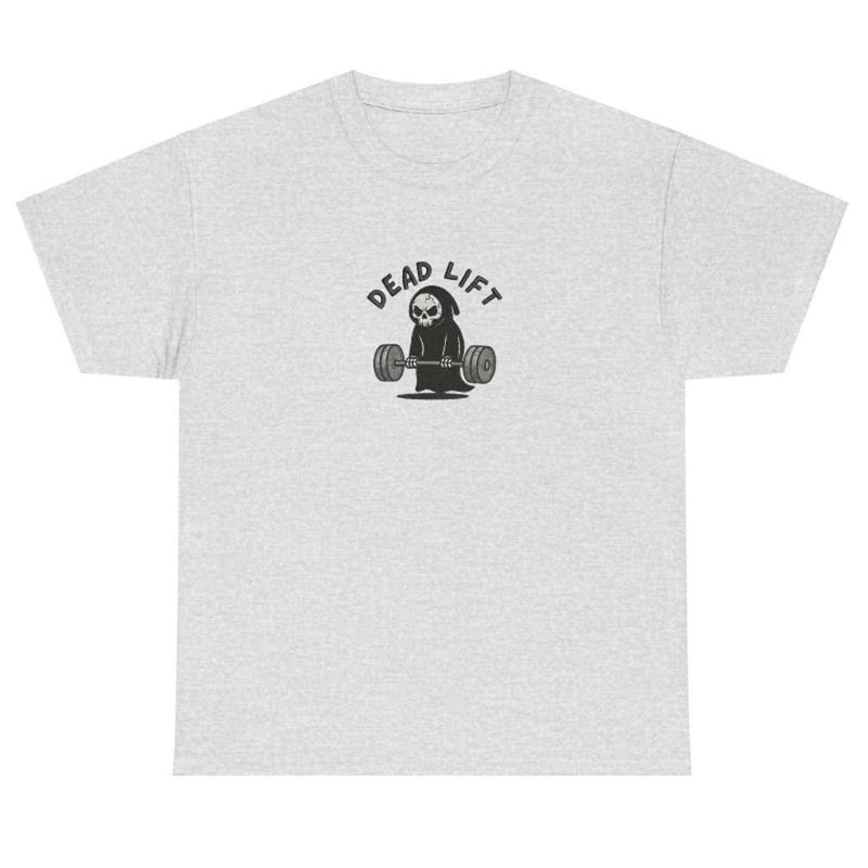 Deadlift Grim Reaper Shirt Funny Gym Workout Tee Weightlifting Skeleton Gym Humor Shirt 1