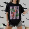 Trick Or Treat Halloween Shirt Cute Pink Spooky Season Tee Pumpkin Candy Graphic Fall Oversized T S 4