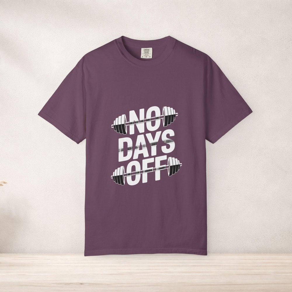 No Days Off Gym Shirt Fitness Motivation Workout Tee Bodybuilding Gym Lover Gift Shirt 4