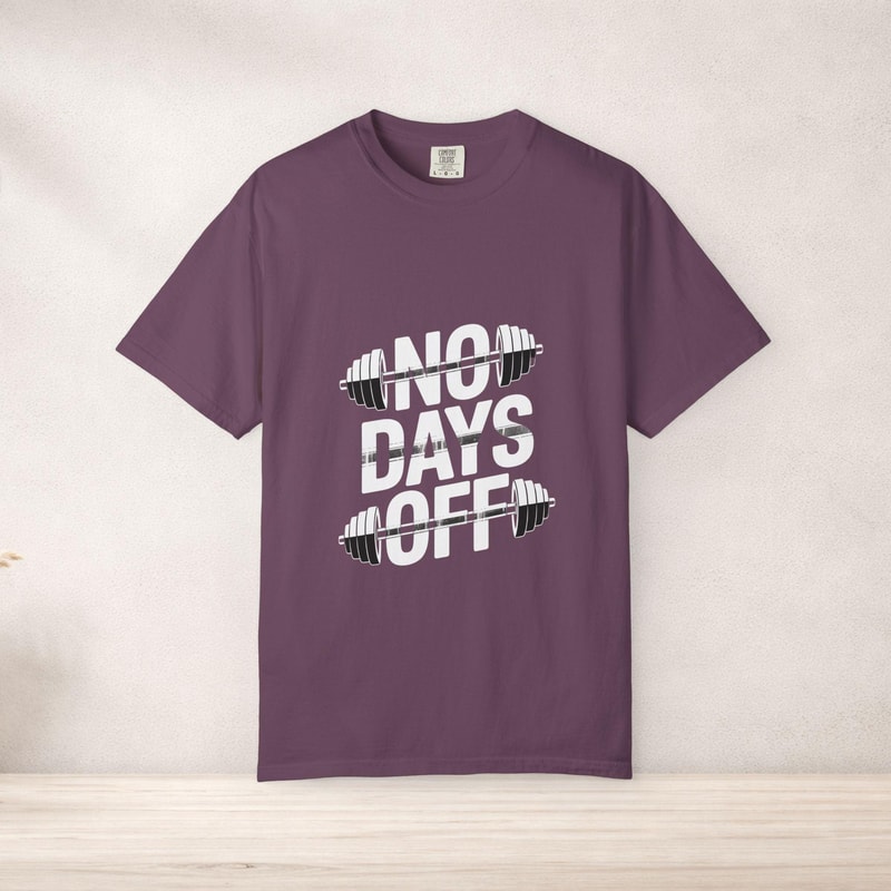 No Days Off Gym Shirt Fitness Motivation Workout Tee Bodybuilding Gym Lover Gift Shirt 4