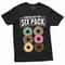 Check Out My Six Pack Shirt Funny Donut Gym Tee Workout Humor Fitness Graphic TShirt 0