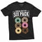 Check Out My Six Pack Shirt Funny Donut Gym Tee Workout Humor Fitness Graphic TShirt 0