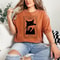 Black Cat Tarot Card Shirt Gothic Halloween Tee Witchy Cat Graphic T Shirt Spooky Season Alternativ 3