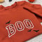 Spooky Boo Halloween Sweatshirt Cute Embroidered Fall Crewneck Bat Pumpkin Patch Matching Spooky Se 2