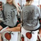 Halloween Haunted House Sweatshirt Spooky Bat Crewneck Cute Ghost House Fall Oversized Halloween Pu