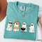 Cute Ghost Summerween Shirt Funny Halloween Ghost Tee Spooky Summer Graphic T Shirt Retro Halloween 4