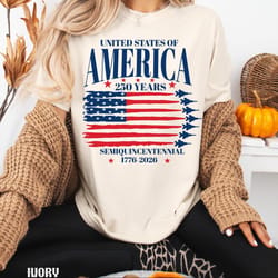 250th anniversary usa flag 4th of july american independence graphic t-shirt