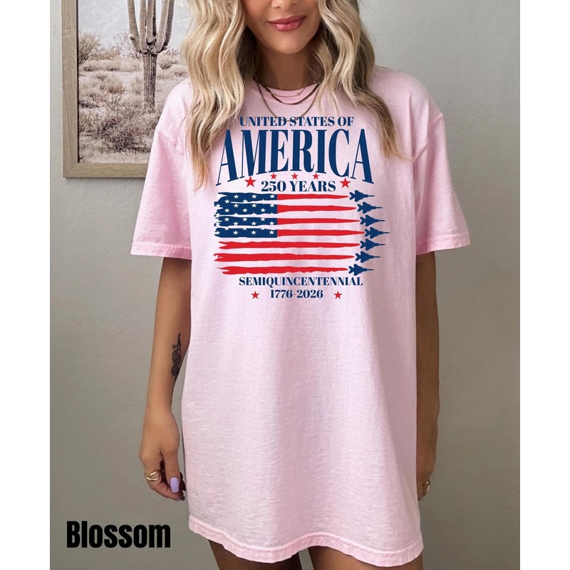 250th Anniversary USA Flag 4th Of July American Independence Graphic TShirt 1