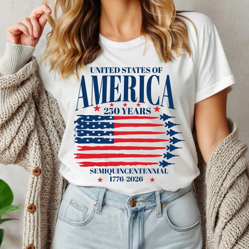 250th Anniversary USA Flag 4th Of July American Independence Graphic TShirt 3