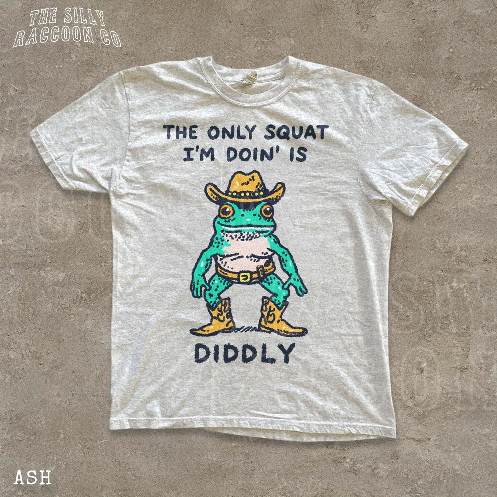Funny Cowboy Frog Meme Gym TShirt Sarcastic Western Workout Humor Tee 2